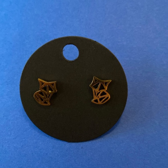Golden Fox Earrings - Picture 1 of 1